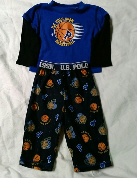 Bundle Of 2 Boys US Polo Assn. Pajamas - Picture 2 of 5